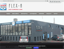 Tablet Screenshot of flex-a.dk